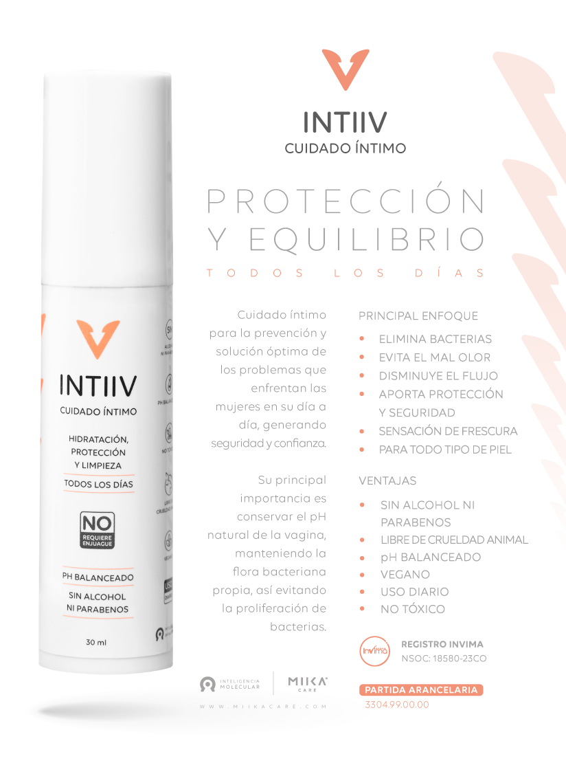 INTIIV - CUIDADO ÍNTIMO FEMENINO 30 ML