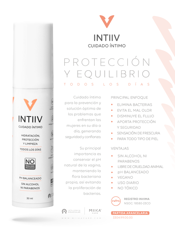 INTIIV - CUIDADO ÍNTIMO FEMENINO 30 ML